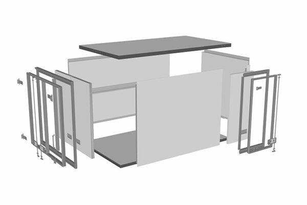 4.2m Reefer Van Truck Body Innovative Rear and Side Door Refrigerated Truck Body - Image 2