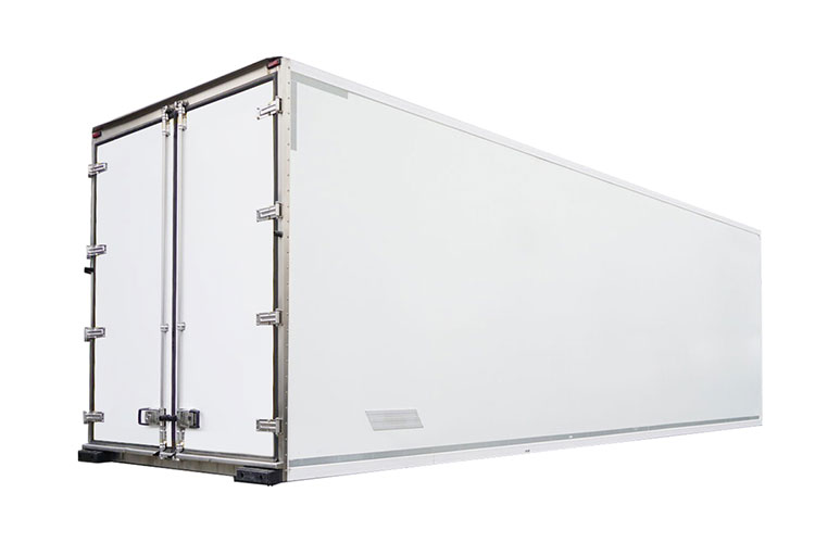 24 or 26ft Heavy-duty Thickness 80 to 100 mm Reefer Truck body Suppliers