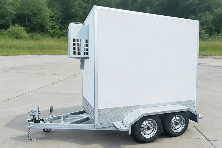 Dual-axis  Mobile Freezer Trailers