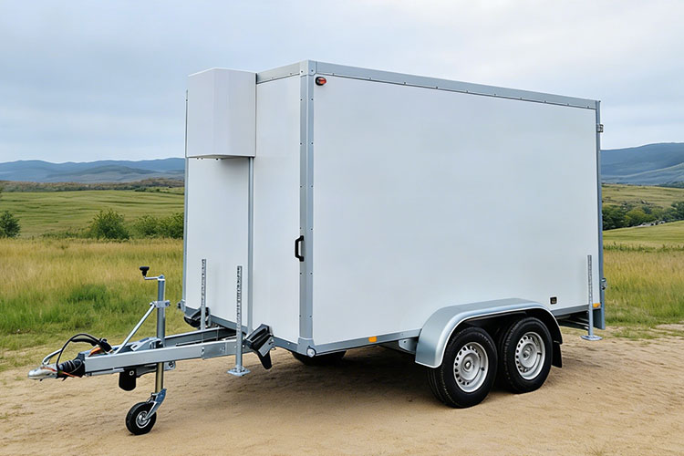 Dual-axis  Mobile Freezer Trailers