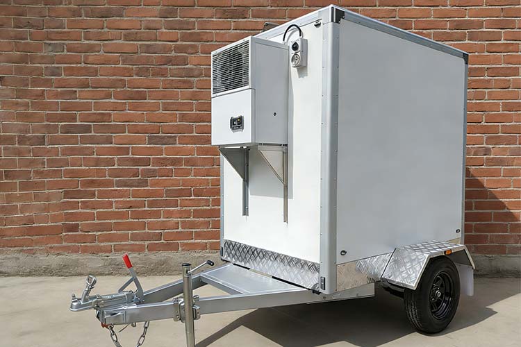 Single-axle Mobile Freezer Trailers