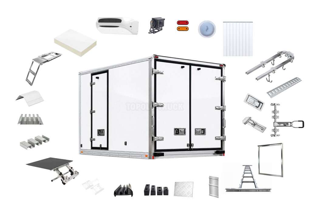 Freezer Truck Box Assembly CKD Kits - TOPOLO-TRUCK